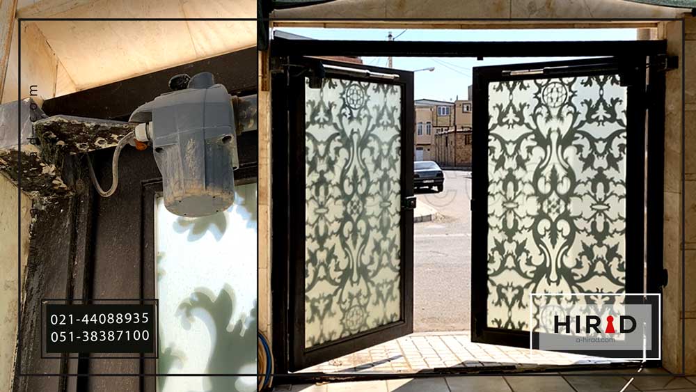 محل نصب جک در درب&zwnj;های پارکینگی