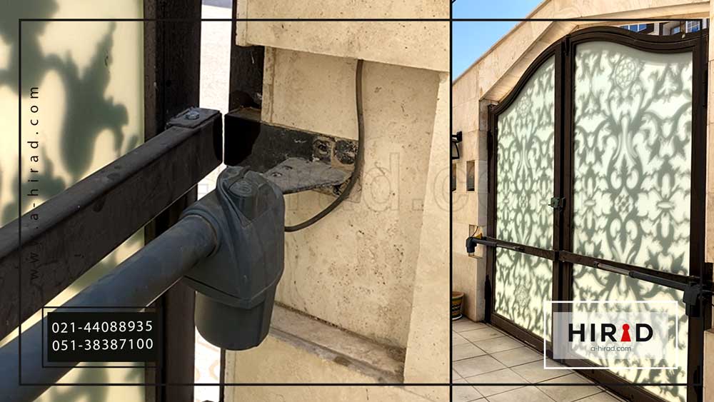 محل نصب جک در درب&zwnj;های پارکینگی