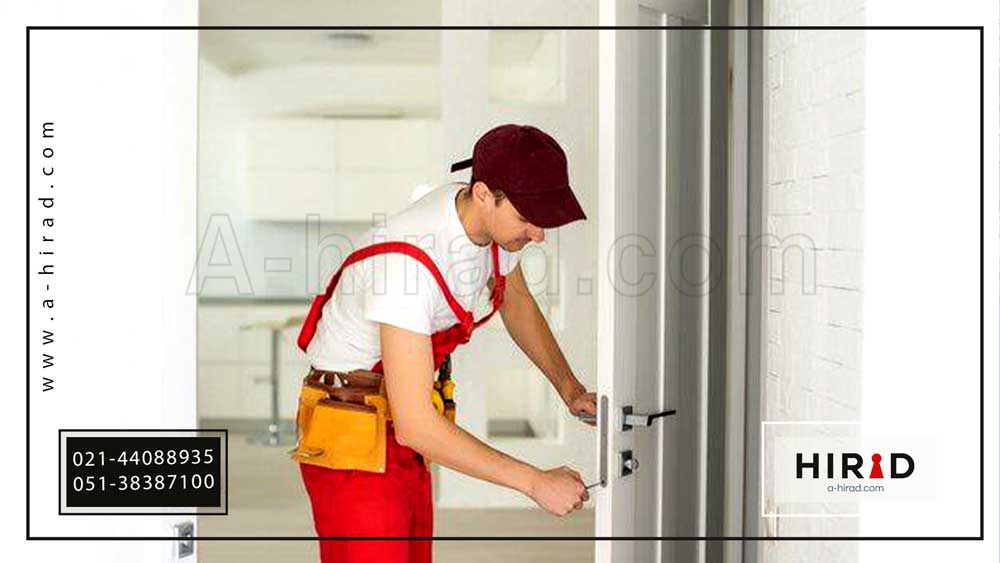 مراحل نصب درب داخلی