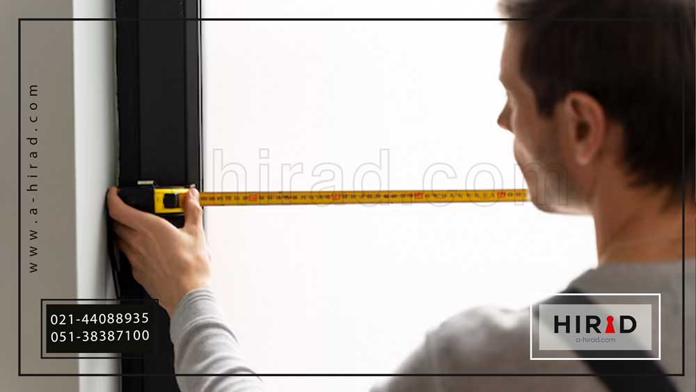 روش اندازه گیری ابعاد درب اتاقی با چهارچوب و بدون چهارچوب
