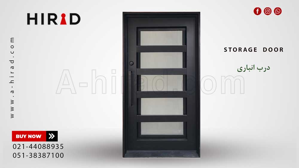 درب انبار فلزی