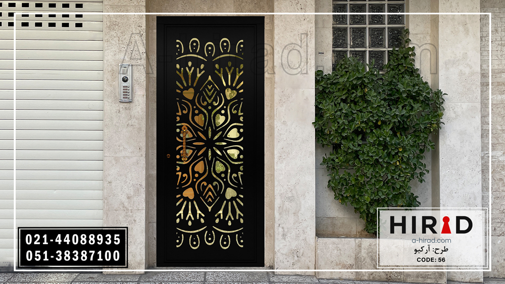درب تک لنگه فلزی هیراد دارای نشان استاندارد