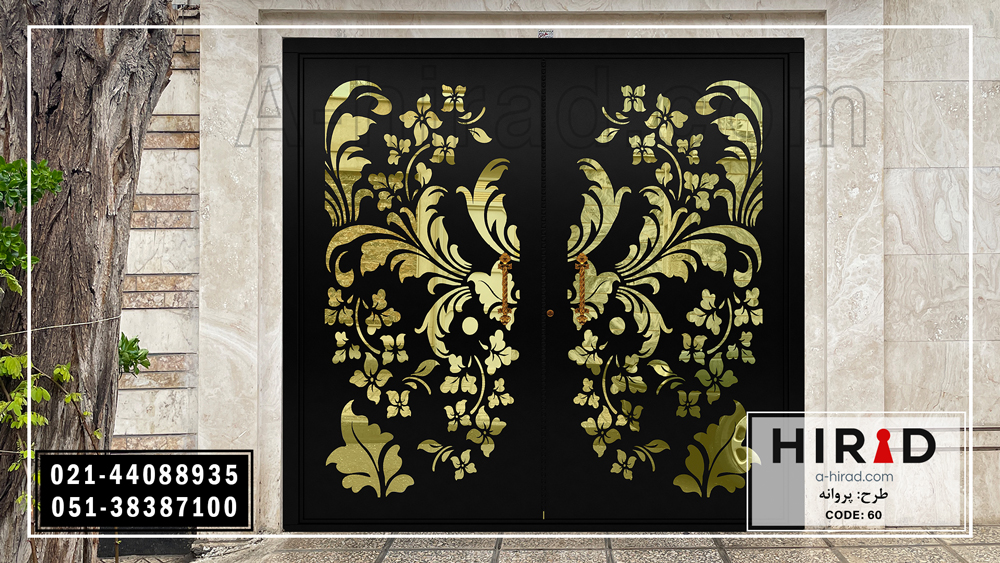 درب پارکینگ با بازشوی ریلی برگمهر کد 2060