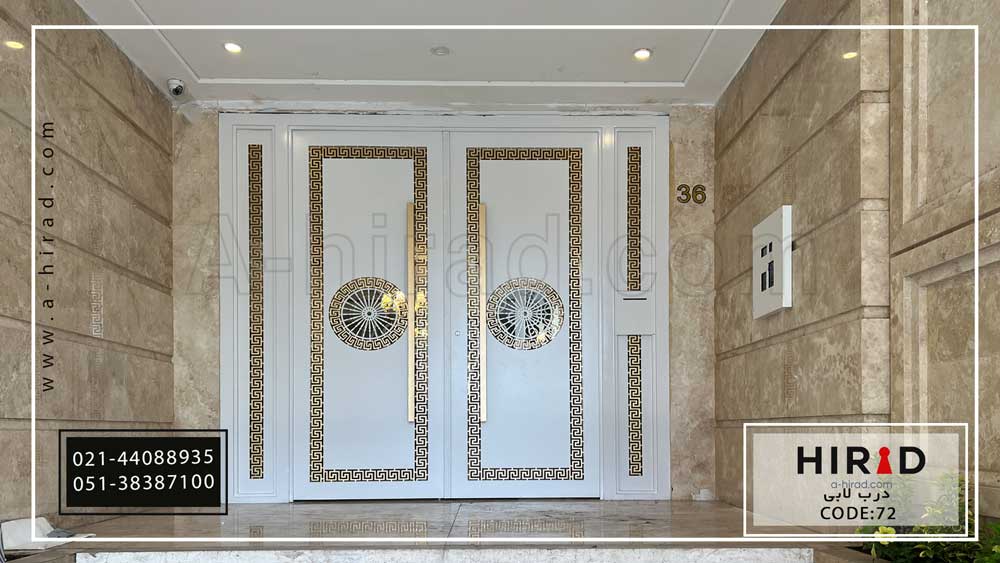 طراحی درب تک لنگه داخل درب دو لنگه