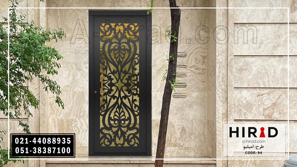درب cnc جدید هیراد کد 1094 زیبایی در کنار امنیت 