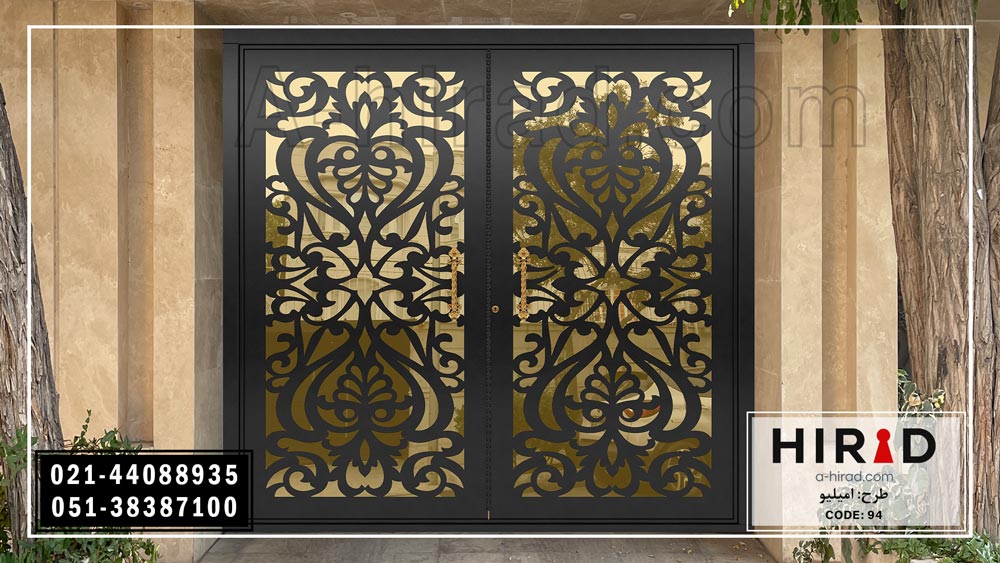 درب ماشین رو تولید هیراد تلفیق شیشه و فلز 