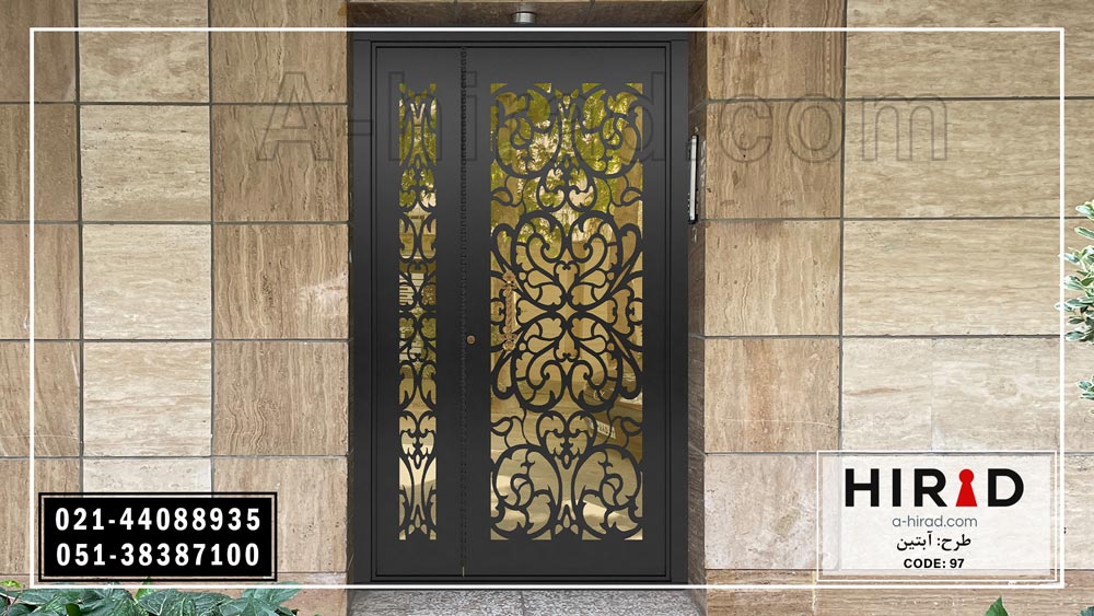 درب یک و نیم لنگه کد 1597هیراد ویژه درب لابی&nbsp;