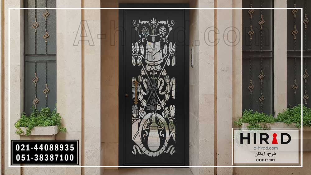 درب مدرن و جدید کد 10101طرح آیکان هیراد