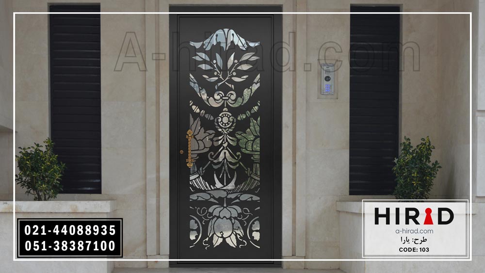 مراحل ساخت درب تک لنگه فلزی کد 10103 هیراد&nbsp;