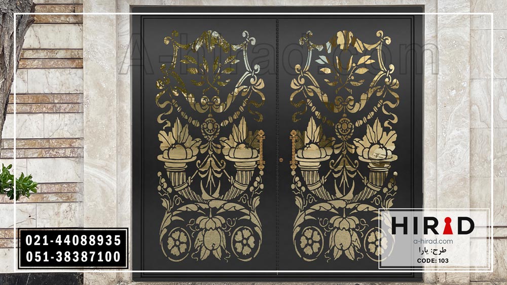 قابلیت نصب ریموت کنترل&nbsp; هوشمند درب هیراد (طرح یارا)&nbsp;