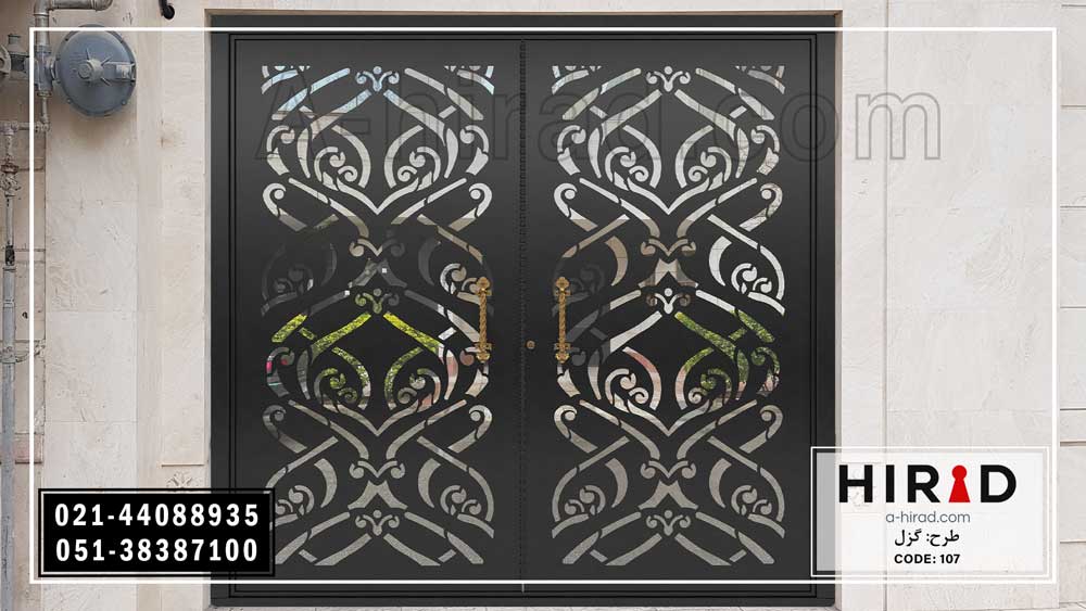 معرفی درب ریلی پارکینگ مدل گزل هیراد