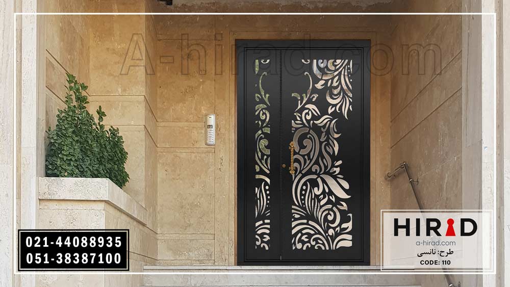 درب حیاط یک و نیم لنگه مدل نانسی هیراد 