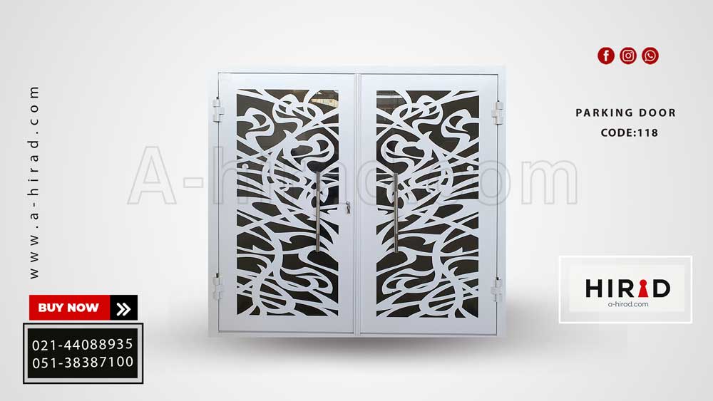 درب حیاط کد 20118 طرح نشان هیراد