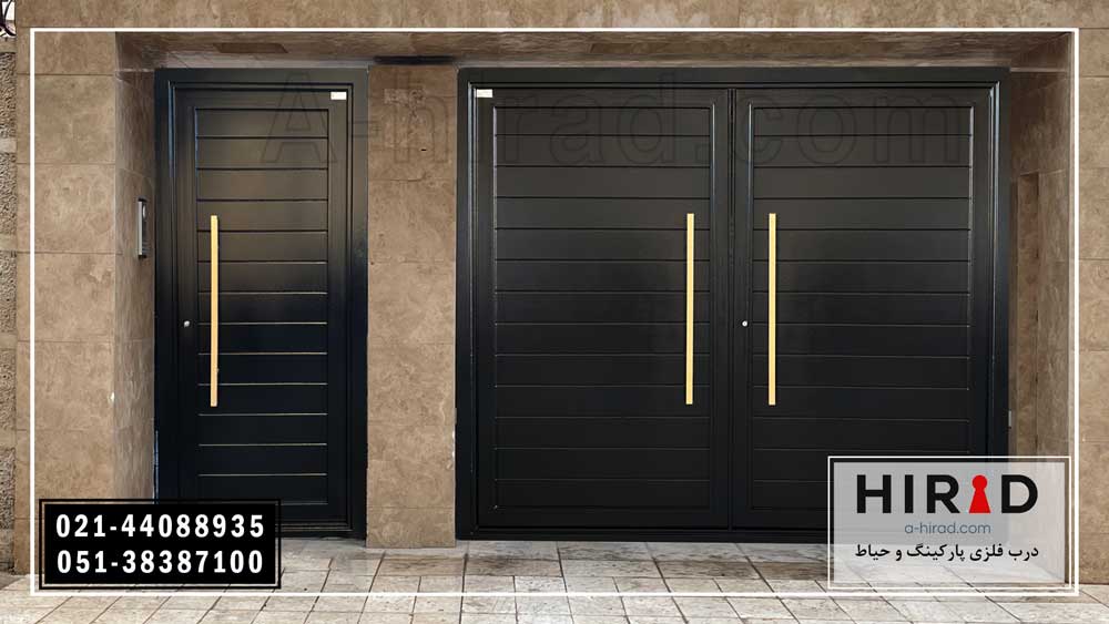 درب فلزی استاندارد با چهارچوب 8*8