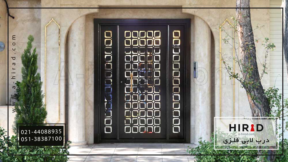 درب لابی فلزی (درب لابی آهنی شیک)
