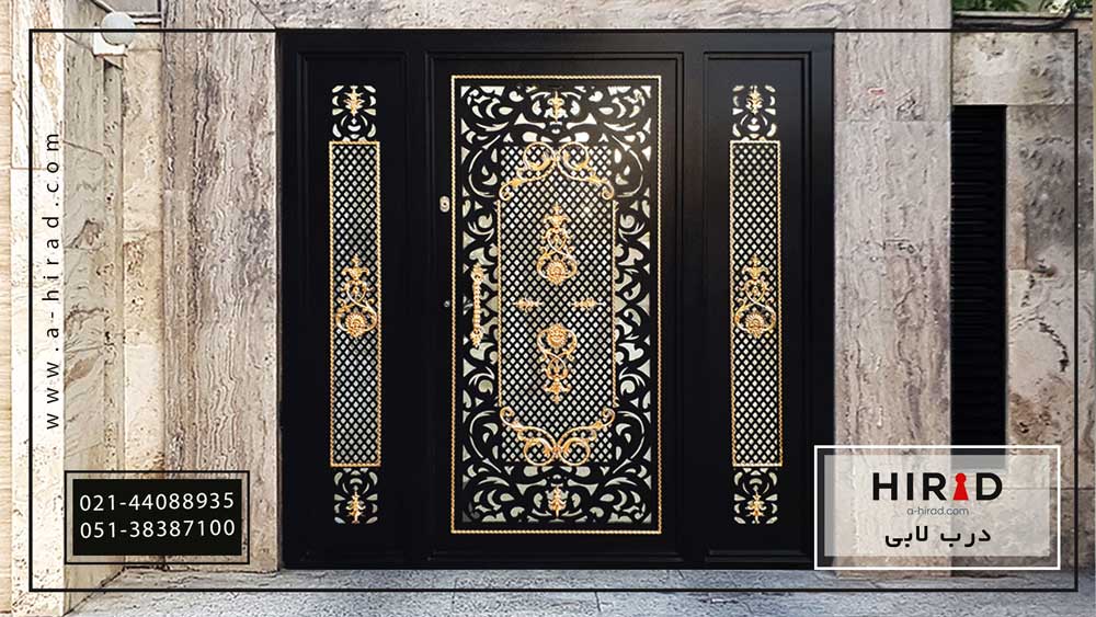 درب لابی فلزی طرح فرزین 91