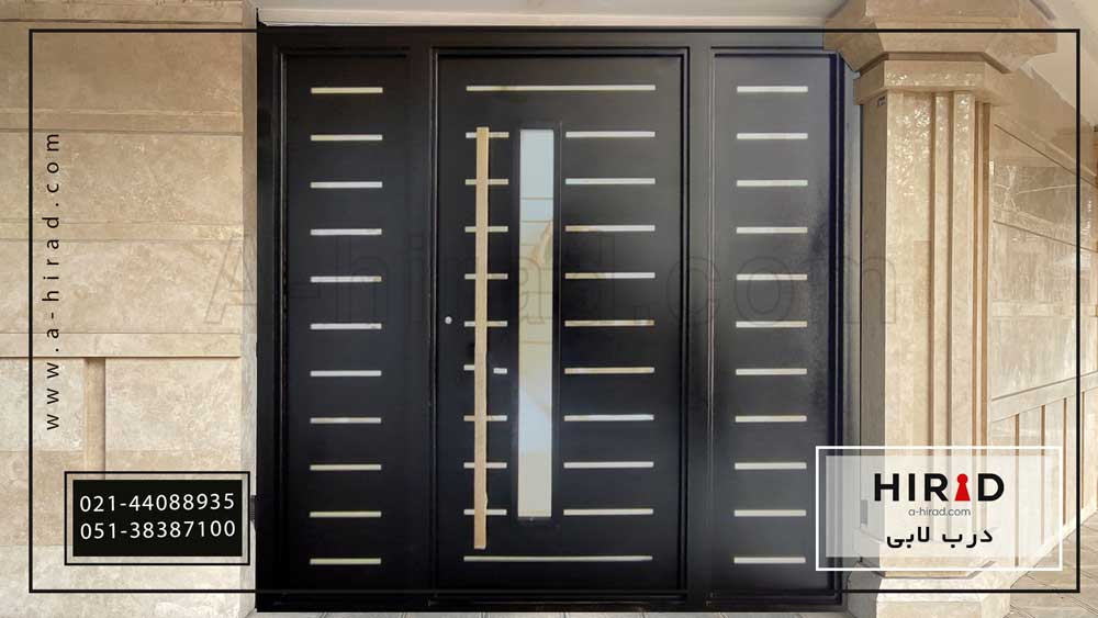 درب لابی فلزی طرح لاریسا 116