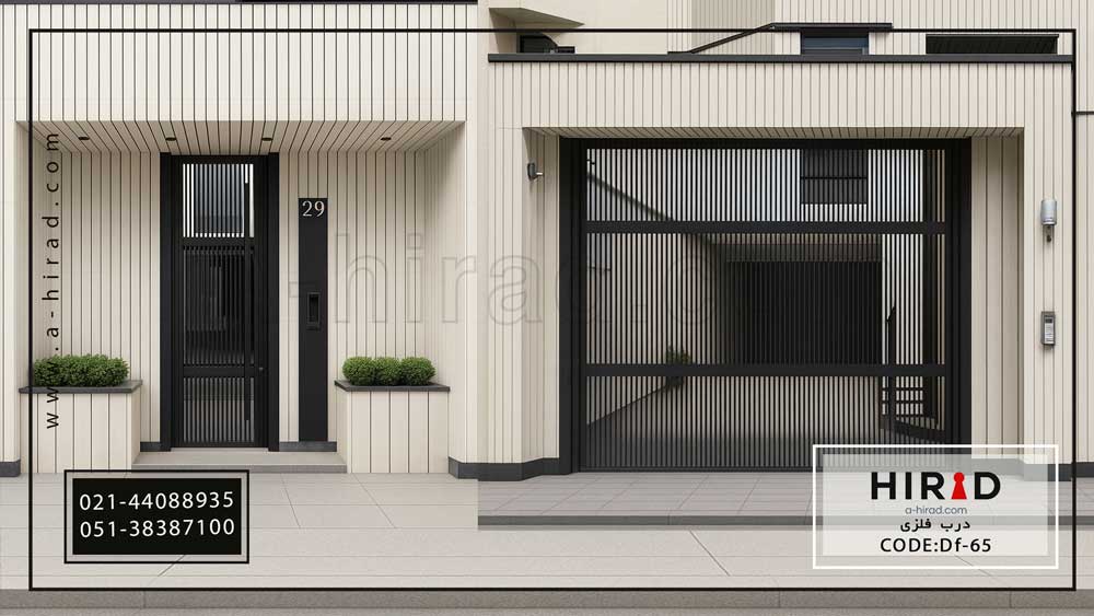 درب حیاط جدید