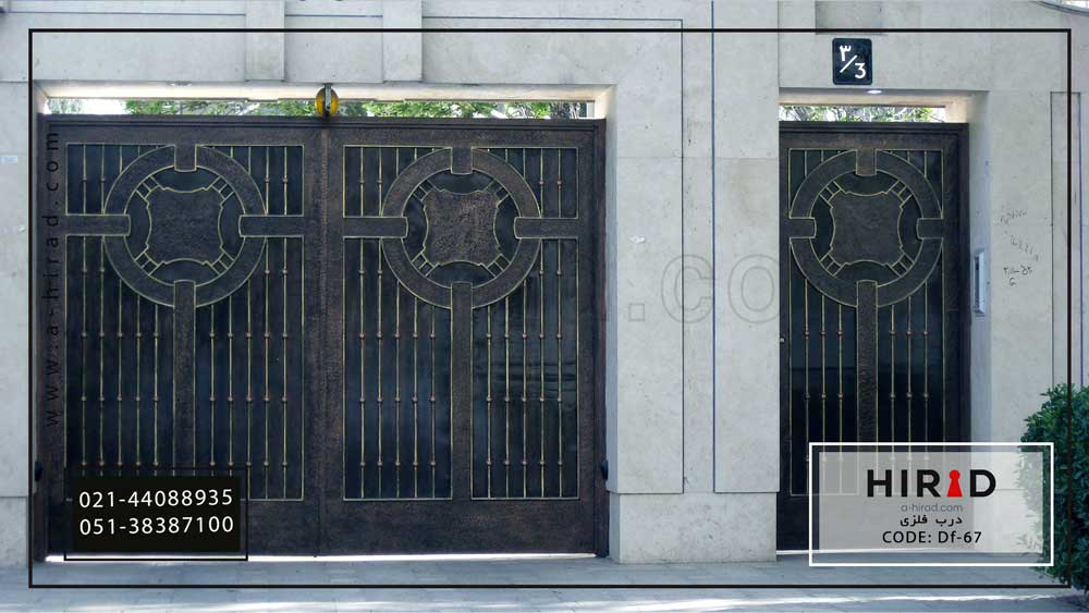 &nbsp;نمونه درب فلزی کد Df-67