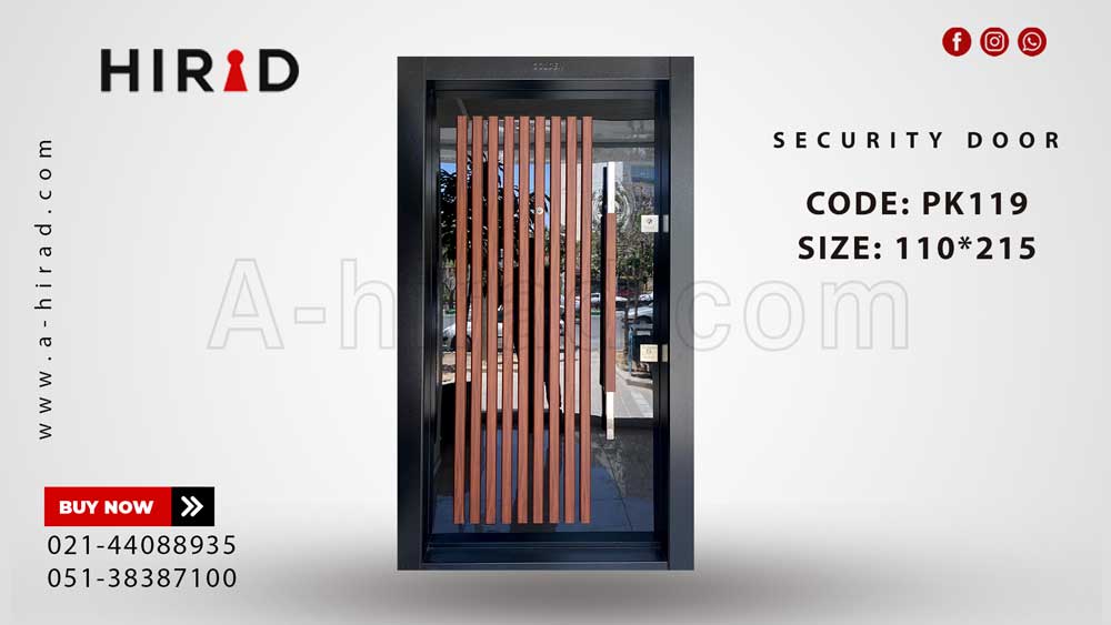 درب ضد سرقت لوکس با روکش ترکیبی مدل PK119