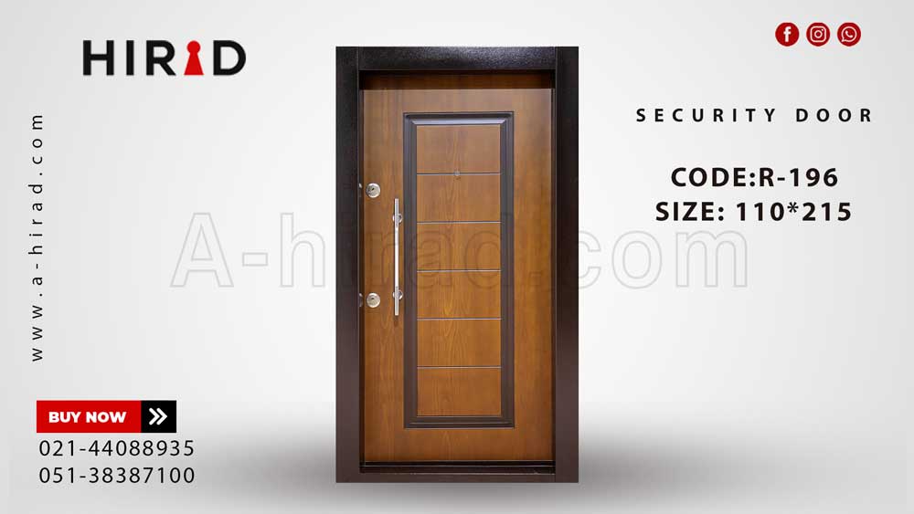 درب ضد سرقت کلاسیک تک قاب مدل&nbsp;R196