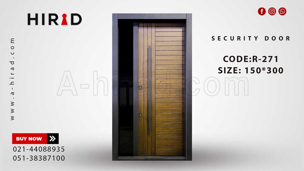 درب ضد سرقت یک و نیم لنگهR271