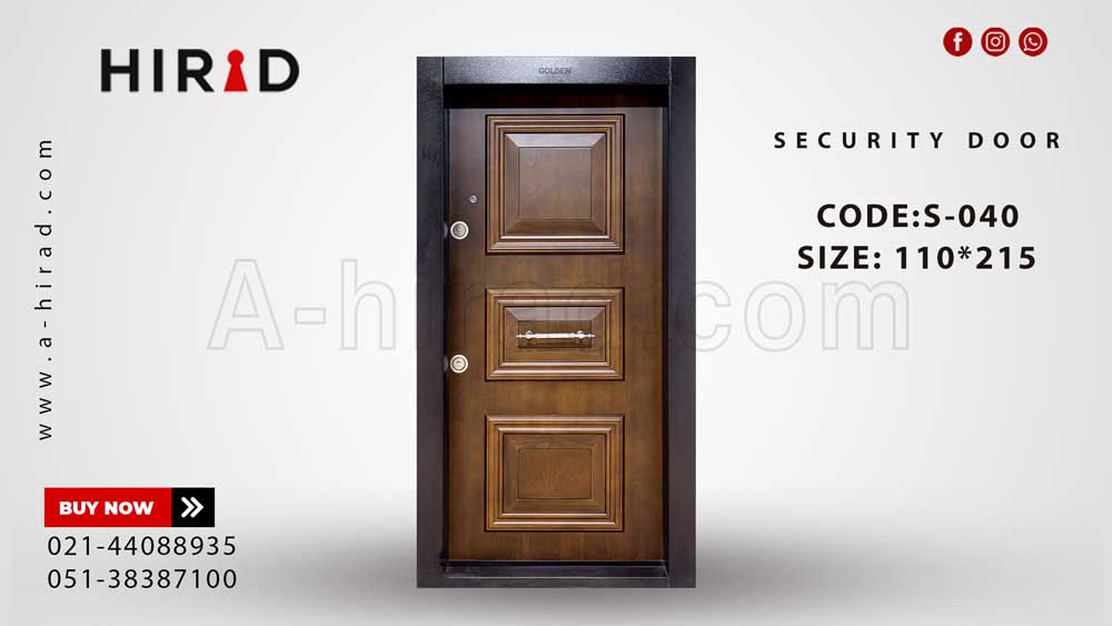 درب ضد سرقت کلاسیک سه قاب&nbsp; مدلS-040