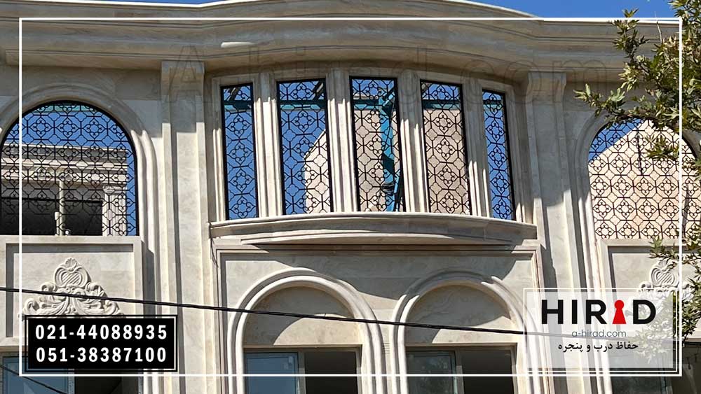 حفاظ پنجره فلزی لیزری با امنیت بالا و طراحی زیبا