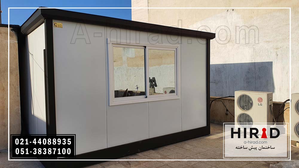 پیش ساخته ساندویچ پانلی همراه با پنجره های upvc