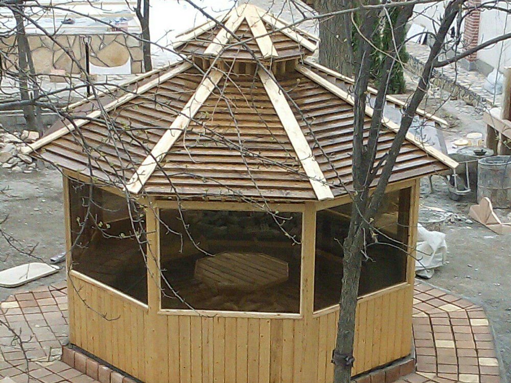 مزایای آلاچیق چوبی :