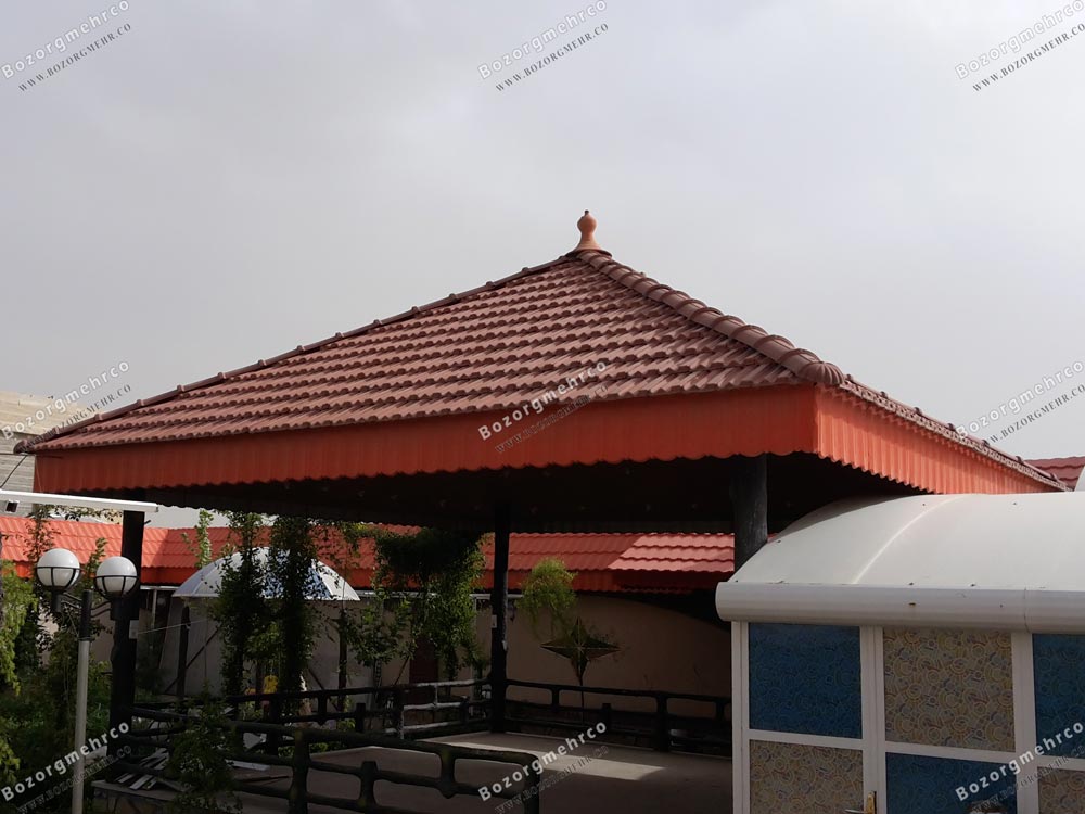 آلاچیق با پوشش سفال