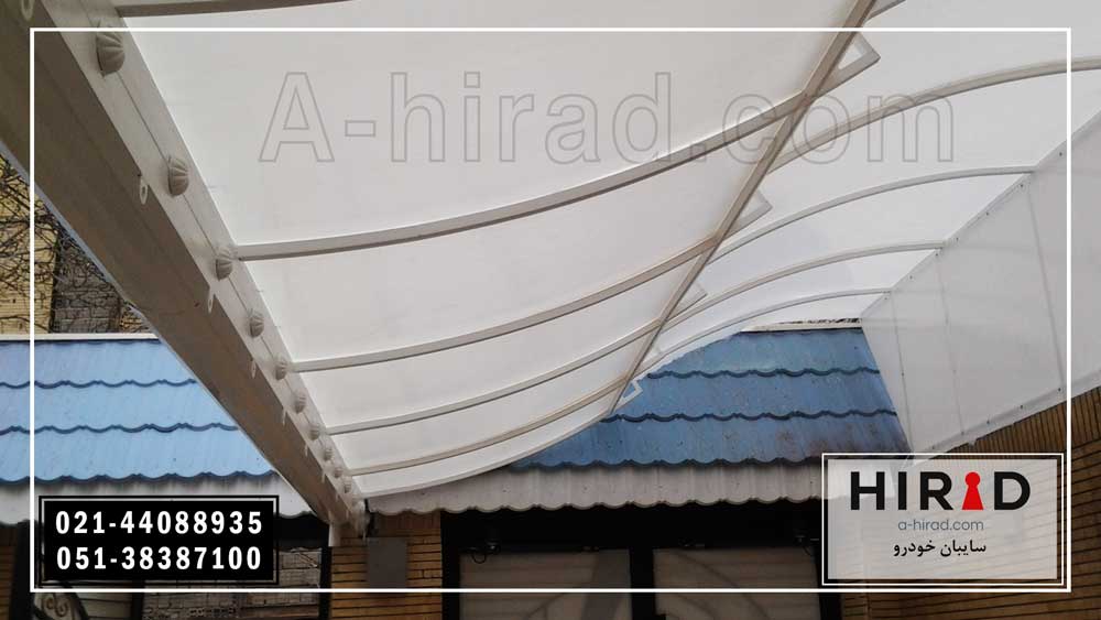 سایبان با پوشش پلی کربنات ویژه تراس و حیاط