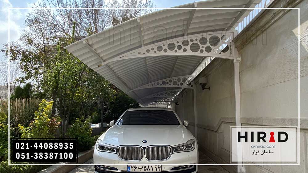 سایبان جدید پارکینگ خودرو در چابهار