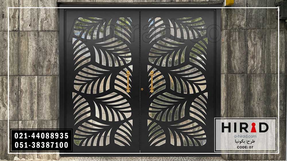 درب فلزی لیزری برش CNC مناسب برای ورودی حیاط