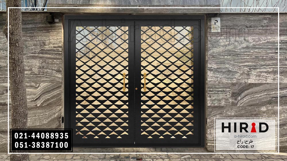 درب ویلایی فلزی لیزری هیراد