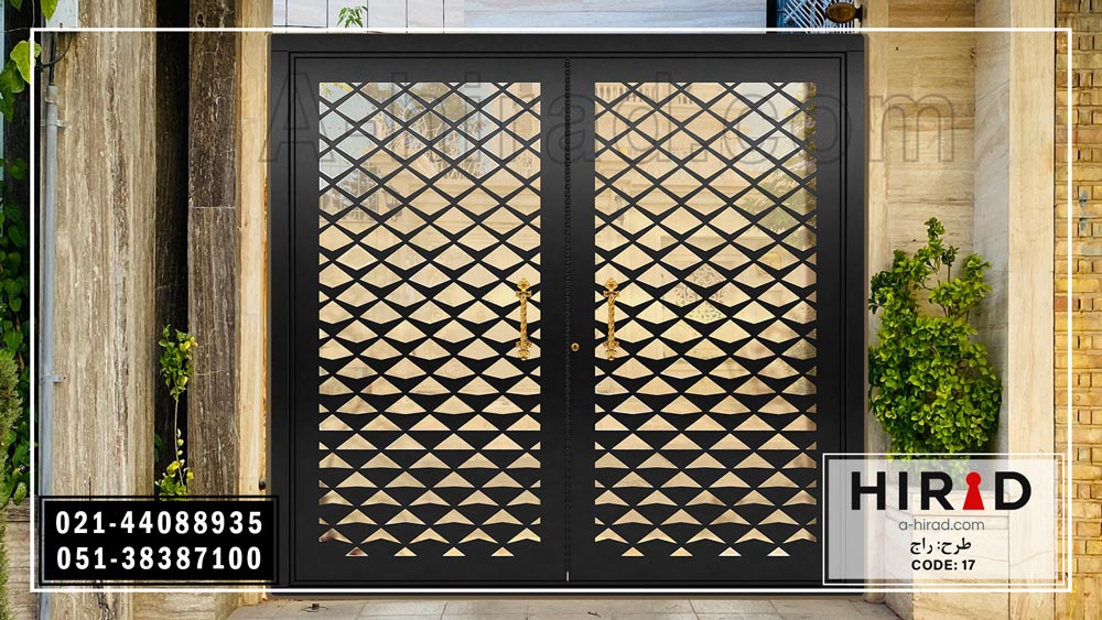 ساخت درب ویلایی هیراد مدل راج 