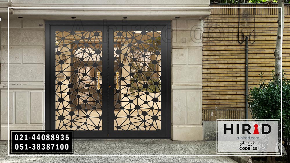 درب فلزی سی ان سی هیراد با ضخامت ورق 3 میلیمتر