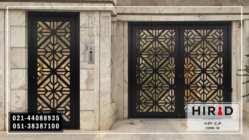 درب فلزی ریلی هیراد ویژه درب پارکینگ 