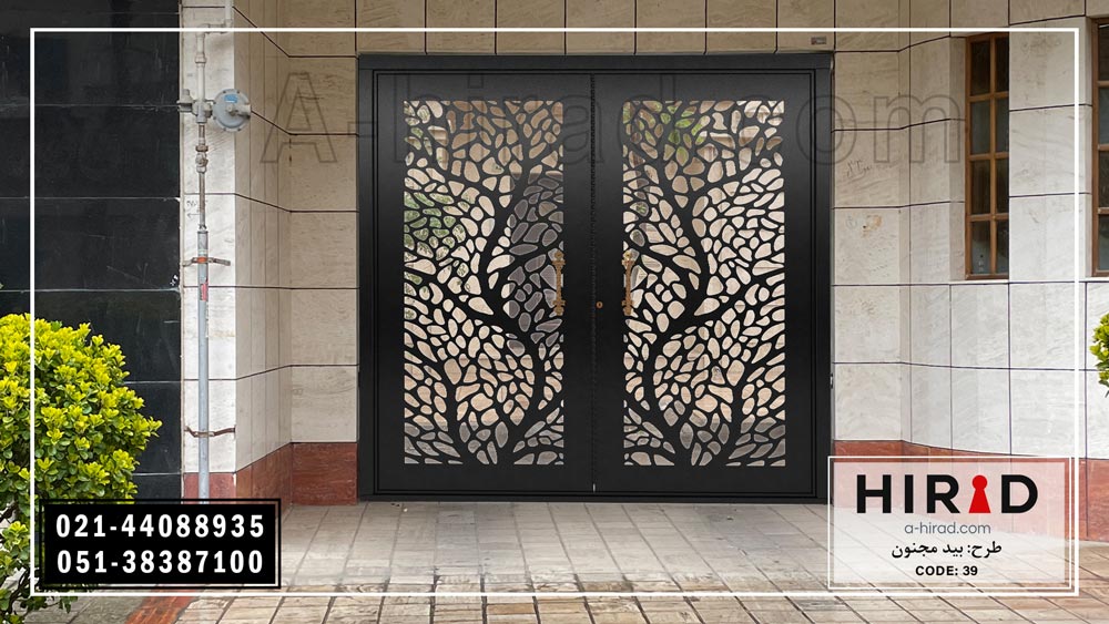 عکس درب فلزی جدید هیراد ویژه ورودی ماشین رو