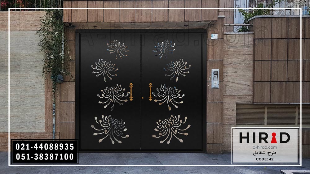 عکس درب فلزی CNC کد 2042 هیراد