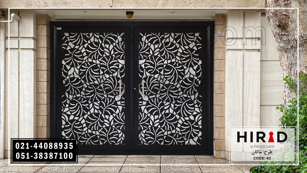 درب فلزی هیراد بدون نیاز به رگلاژ و دارای نشان استاندارد