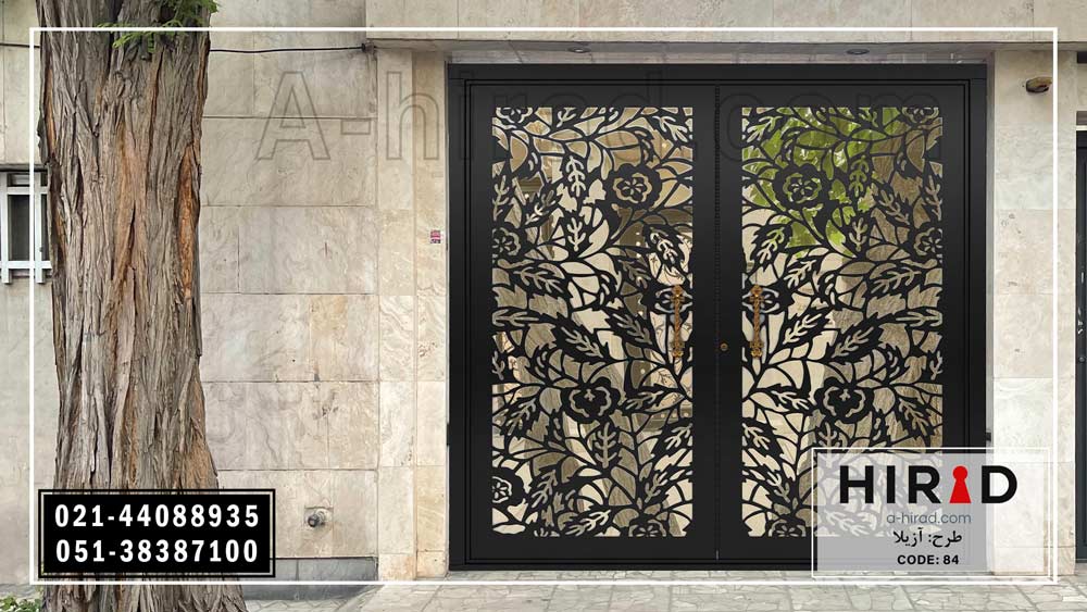 درب فلزی دو لنگه هیراد ویژه ساختمان های شمالی