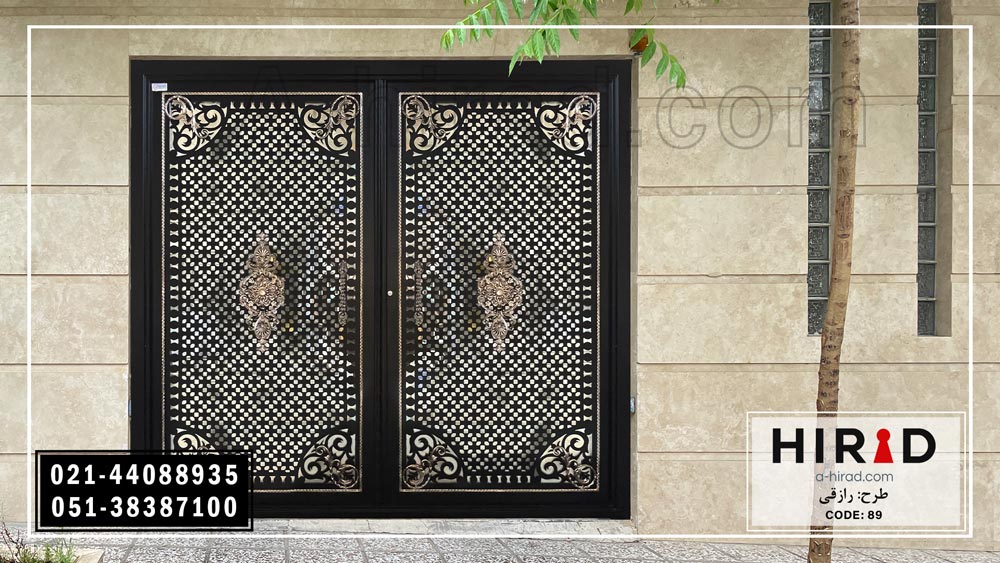 عکس درب فلزی دولنگه هیراد 2089