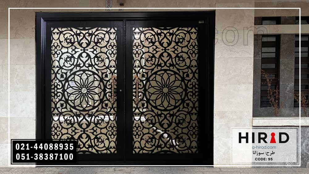 عکس درب لابی دولنگه هیراد کد 2095