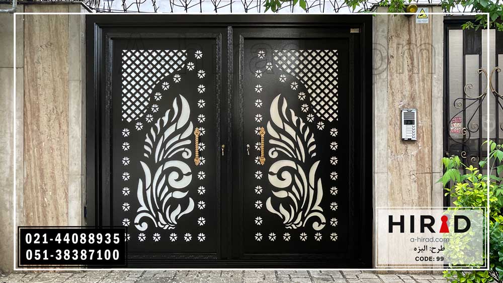 درب ماشین رو کد 2099 هیراد دارای نشان استاندارد