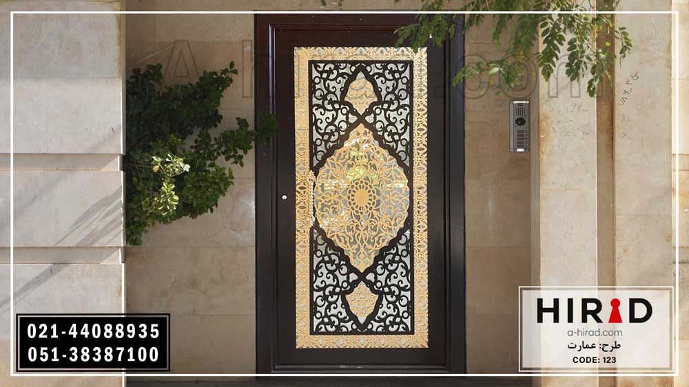 نسل جدید درب فلزی CNC هیراد ( Safe & beautiful )