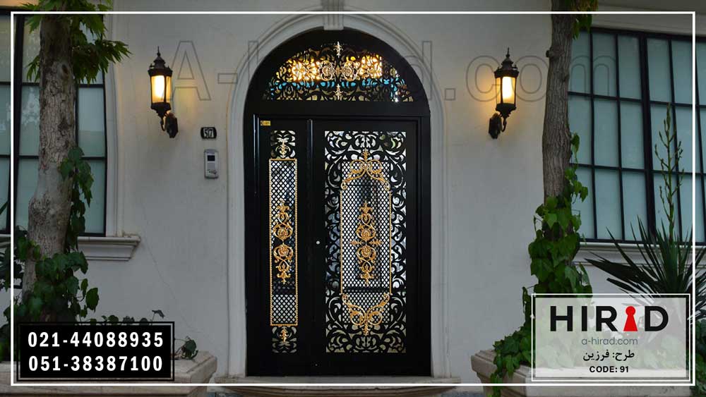نسل جدید درب فلزی مدل حیاطی در استان فارس