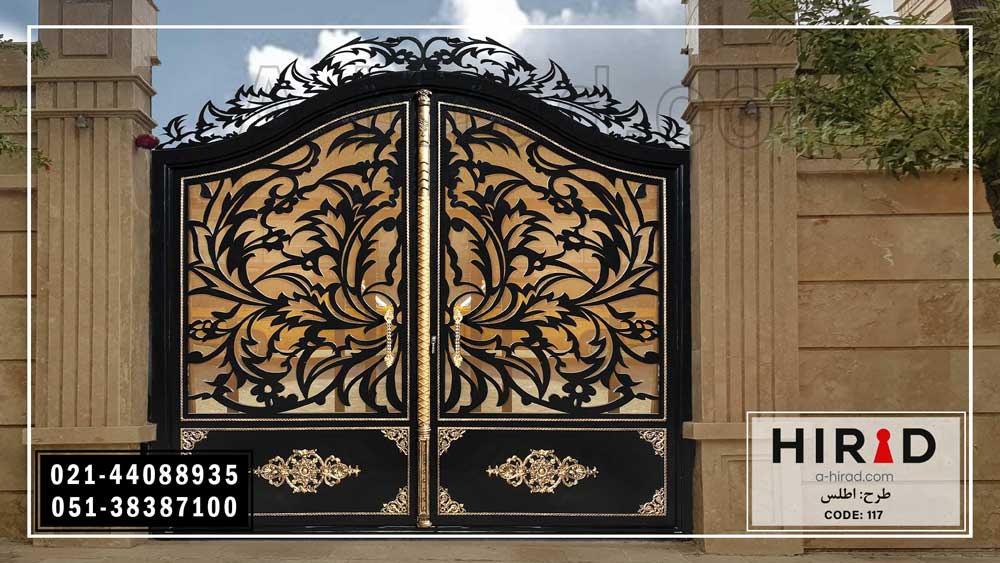مدل درب ویلایی جذاب و شیک هیراد