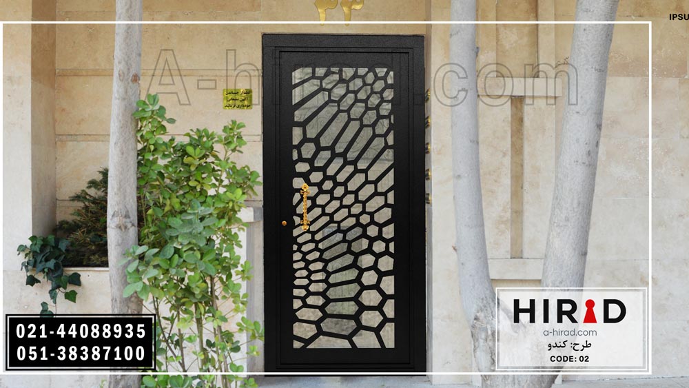 درب ضد سرقت بسیار محکم فلزی هیراد 