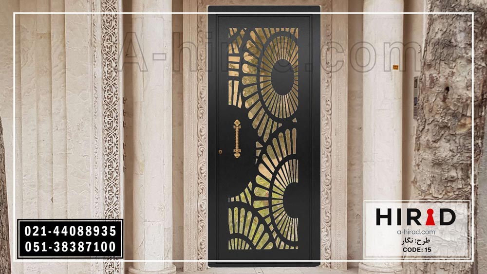 درب تک لنگه cnc مدل نگار هیراد